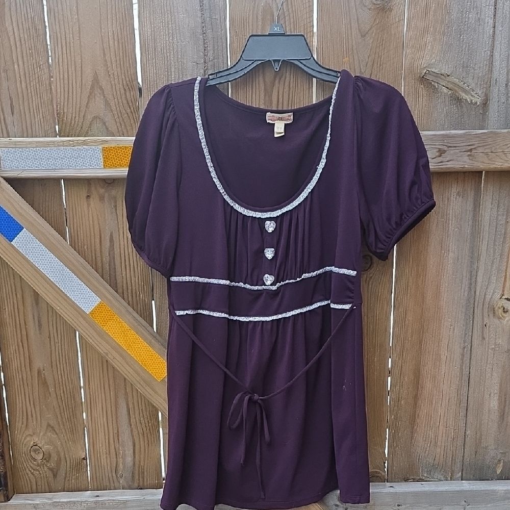 Elegant Purple Women's Top